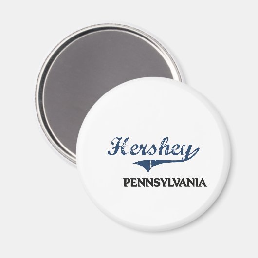 Hershey Pennsylvania City Classic Magnet (Vorderseite/Rückseite)