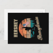 Hershey Pennsylvania Postkarte (Vorne/Hinten)