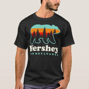 Hershey Pennsylvania Urlaub Wandern Camping Bär T-Shirt
