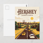 Hershey USA Postkarte (Vorne/Hinten)