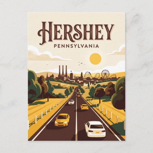 Hershey USA Postkarte (Vorderseite)