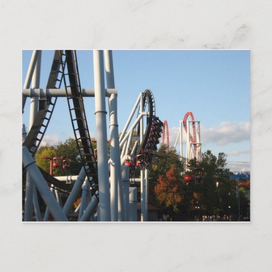 Hersheypark Roller Untersetzer Postkarte (Vorderseite)