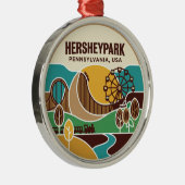 Hersheypark USA Ornament Aus Metall (Rechts)