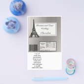 Hersheys großer Bar Wrapper Black Eiffel Tower Flyer (Einzeln)