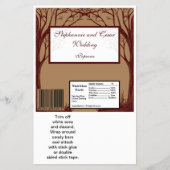 Hershey's großer Bar Wrapper-Herbstbaum Flyer (Vorne)