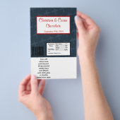 Hershey's Large Bar Wrapper Airplane Flight Blue Flyer (Handgriff)