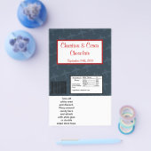 Hershey's Large Bar Wrapper Airplane Flight Blue Flyer (Einzeln)