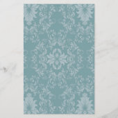 Hershey's Large Bar Wrapper Aquamarin Blue Damask/ Flyer (Hinten)
