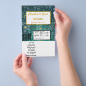 Hershey's Large Bar Wrapper Aquamarin/Gelb Senf Fl Flyer (Handgriff)