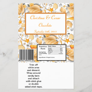 Hershey's Large Bar Wrapper Assorted Seashells Ora Flyer