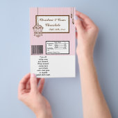 Hershey's Large Bar Wrapper Birdcage/Pink Stripes Flyer (Handgriff)