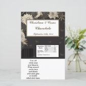 Hershey's Large Bar Wrapper Black Cream Daisies/Ca (Stehend Vorderseite)