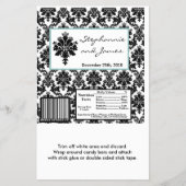 Hershey's Large Bar Wrapper Black Tiffany Damask Flyer (Vorne)