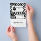 Hershey's Large Bar Wrapper Black Tiffany Damask Flyer (Handgriff)