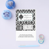 Hershey's Large Bar Wrapper Black Tiffany Damask Flyer (Einzeln)