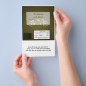 Hershey's Large Bar Wrapper Brown Double Bike Flyer (Handgriff)