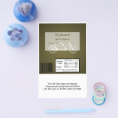 Hershey's Large Bar Wrapper Brown Double Bike Flyer (Einzeln)