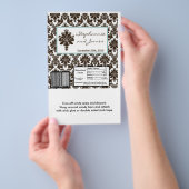 Hershey's Large Bar Wrapper Brown Tiffany Damask Flyer (Handgriff)