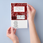 Hershey's Large Bar Wrapper Christmas Red Snowflak Flyer (Handgriff)