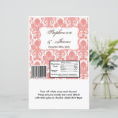 Hershey's Large Bar Wrapper Cora White Damask Lace (Stehend Vorderseite)