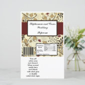 Hershey's Large Bar Wrapper Fall Floral/Branches (Stehend Vorderseite)
