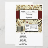 Hershey's Large Bar Wrapper Fall Floral/Branches (Vorne/Hinten)