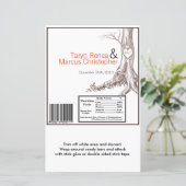 Hershey's Large Bar Wrapper Fall Tree Initial Carv (Stehend Vorderseite)