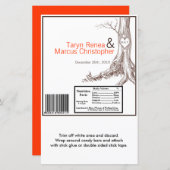 Hershey's Large Bar Wrapper Fall Tree Initial Carv (Vorne/Hinten)