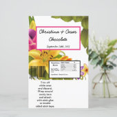 Hershey's Large Bar Wrapper Hawaiian Exotic Blume (Stehend Vorderseite)