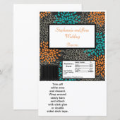 Hershey's Large Bar Wrapper Herbst Floral Burst (Vorne/Hinten)