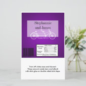 Hershey's Large Bar Wrapper Lila Doppelrad (Stehend Vorderseite)