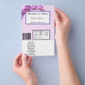 Hershey's Large Bar Wrapper Lila Orchids on Stem Flyer (Handgriff)