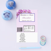 Hershey's Large Bar Wrapper Lila Orchids on Stem Flyer (Einzeln)