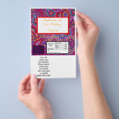 Hershey's Large Bar Wrapper Lila Palace Indien Flyer (Handgriff)