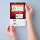 Hershey's Large Bar Wrapper Lord Ganesha/Hindu Red Flyer (Handgriff)