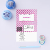 Hershey's Large Bar Wrapper Magenta Lila Formal Flyer (Einzeln)