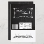 Hershey's Large Bar Wrapper Modern Chalkboard Vint (Vorne/Hinten)