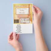 Hershey's Large Bar Wrapper Paris Peach Flyer (Handgriff)