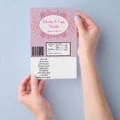 Hershey's Large Bar Wrapper Pink/Lila Chinese Sc Flyer (Handgriff)