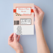 Hershey's Large Bar Wrapper Pink/Peach Rose mit L Flyer (Handgriff)