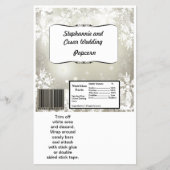 Hershey's Large Bar Wrapper Silver Christmas Blur Flyer (Vorne)