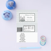 Hershey's Large Bar Wrapper Soft Blue Islamic Rama Flyer (Einzeln)