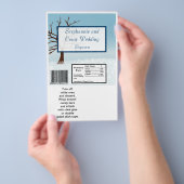 Hershey's Large Bar Wrapper Twinkling Snow / Tree Flyer (Handgriff)