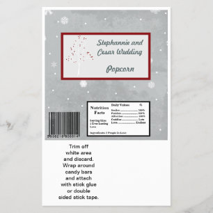 Hershey's Large Bar Wrapper White Tree Flyer