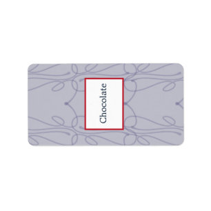 Hershey's White Dove Red Blue BG Rib Adressaufkleber