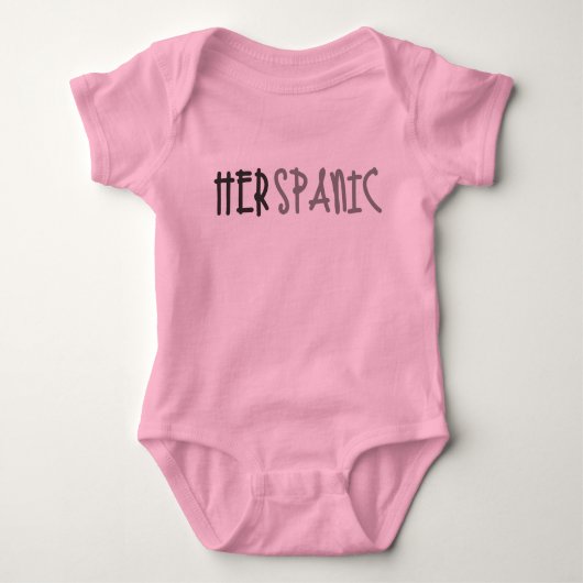 Herspanisch Baby Girl Hispanic Bodysuit Baby Strampler (Vorderseite)
