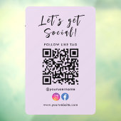 Herstellen einer Verbindung mit dem QR-Code Facebo Fensteraufkleber (Blatt 3)