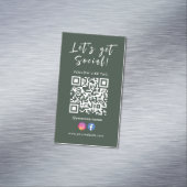 Herstellen einer Verbindung mit dem QR-Code Facebo Magnetische Visitenkarte (Beispiel)