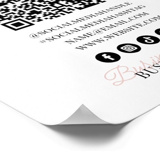 Herstellen einer Verbindung mit dem QR-Code Rosa-S Poster (Ecke)