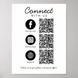 Herstellen einer Verbindung mit der Website des QR Poster